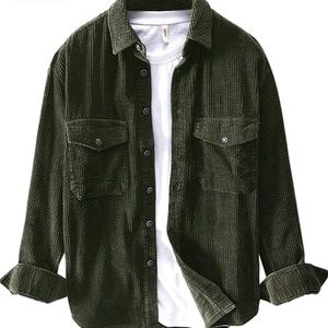 Men’s Corduroy Casual Button Down